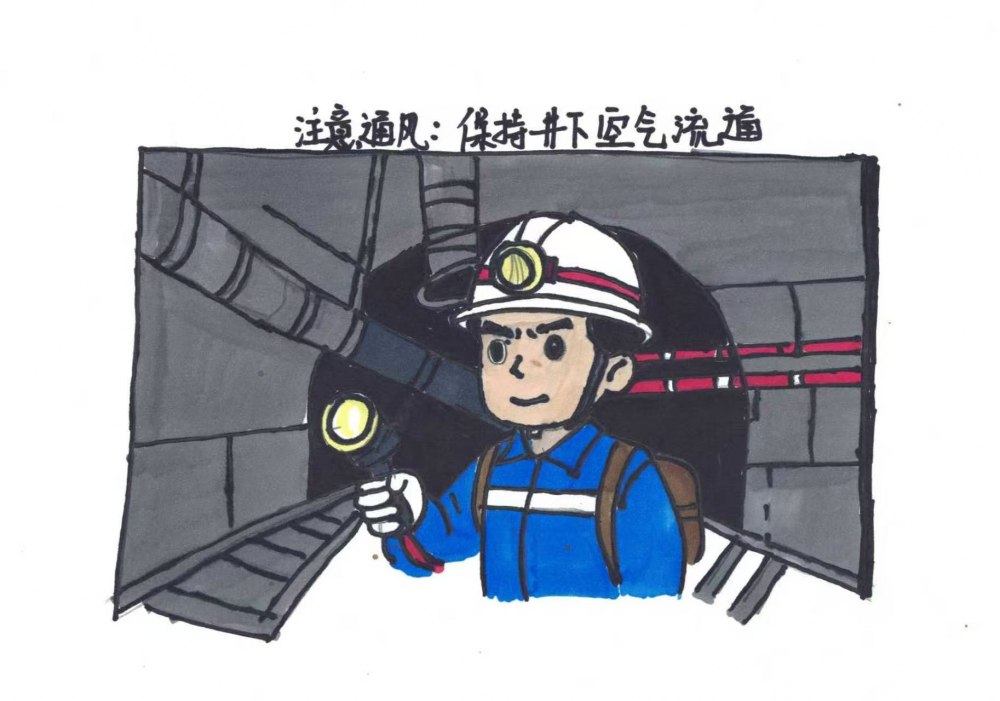 井下安全“四字訣”：通風(fēng)、滅火、逃生、提能